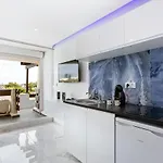 아파트 Le Wallis Studio Terrasse Coursive Vue Mer Port Nature Village Naturiste 아그