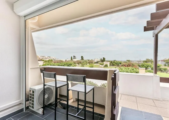 Le Wallis Studio Terrasse Coursive Vue Mer Port Nature Village Naturiste Appartement Agde