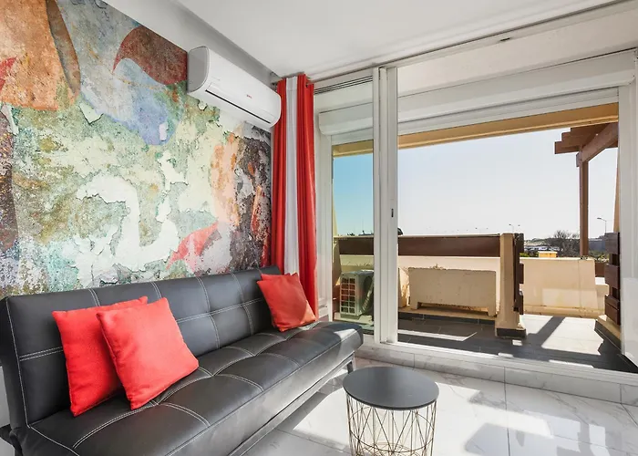 Le Wallis Studio Terrasse Coursive Vue Mer Port Nature Village Naturiste Appartement